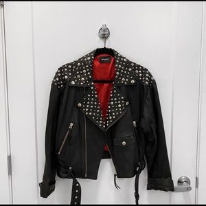 Kooples Studded Leather Jacket